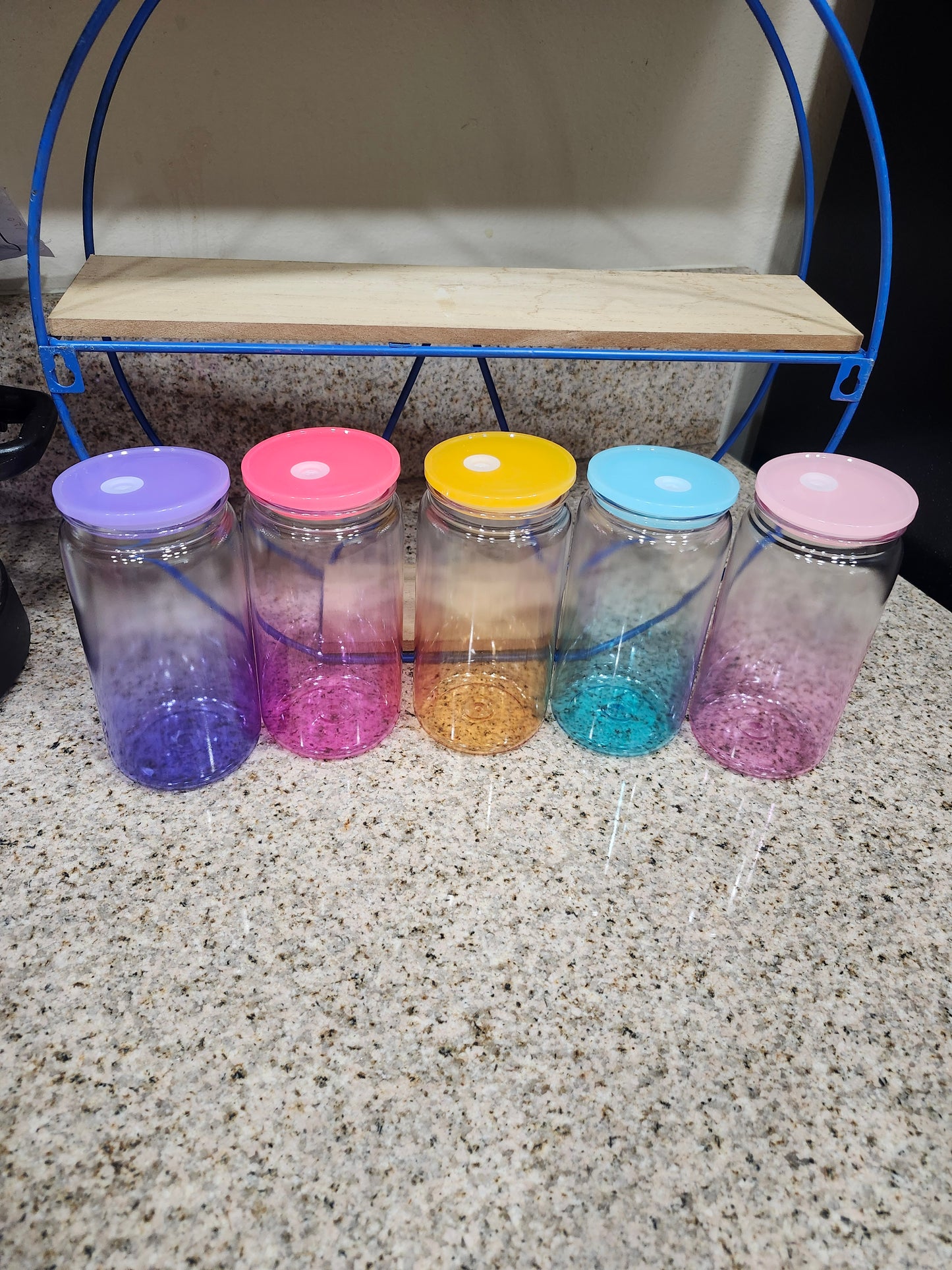 16 oz Ombre Acrylic Plastic Cups