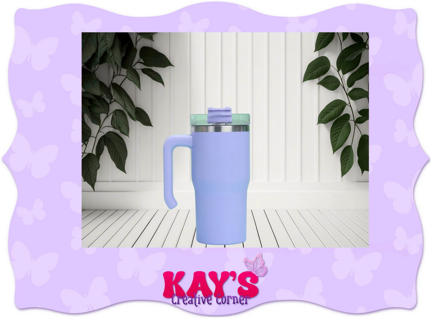 20oz stainless steel tumblers with handles
