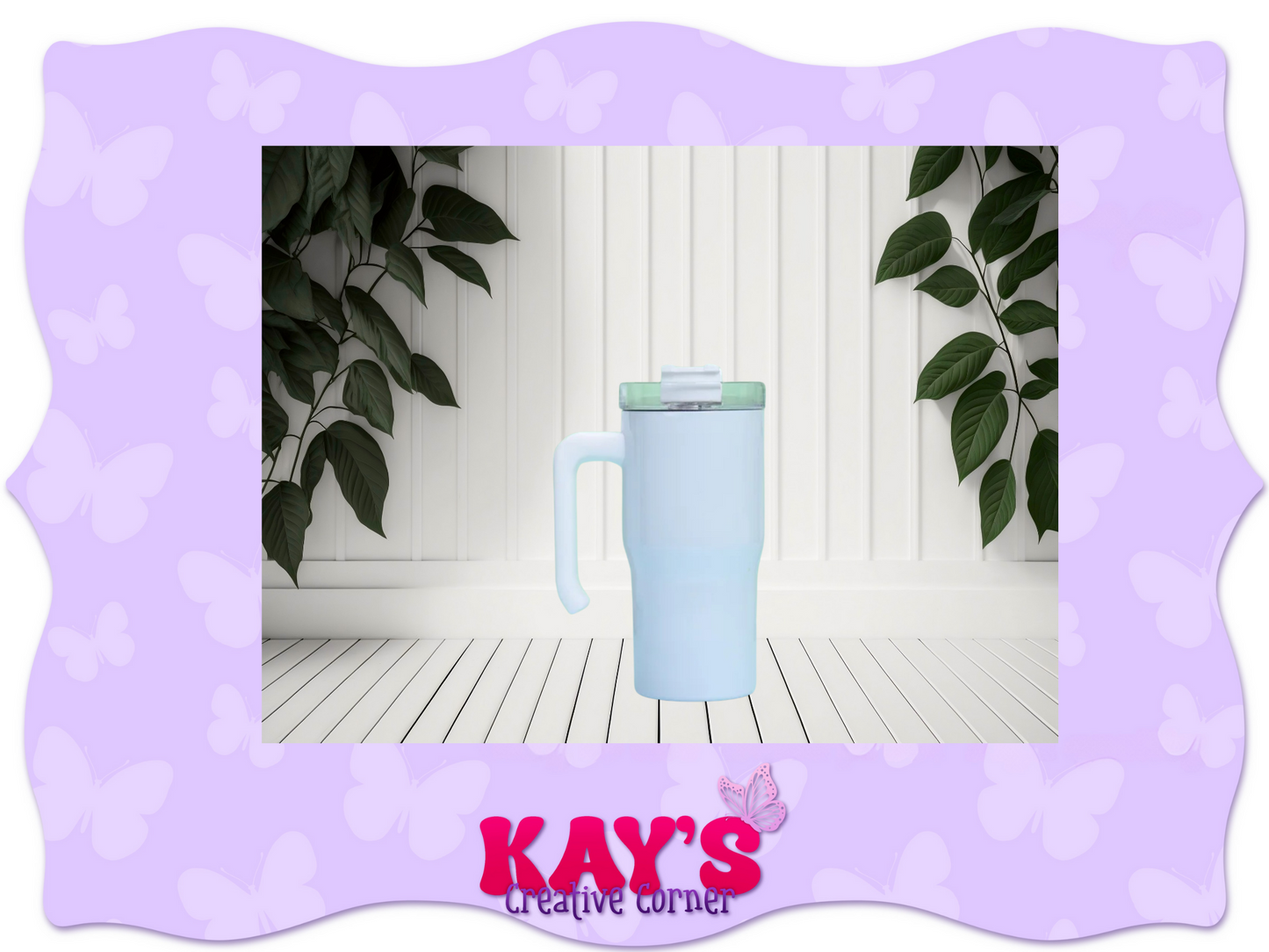 20oz stainless steel tumblers with handles