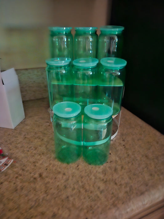Mesmerized Green 16oz Acrylic Plastic Cups
