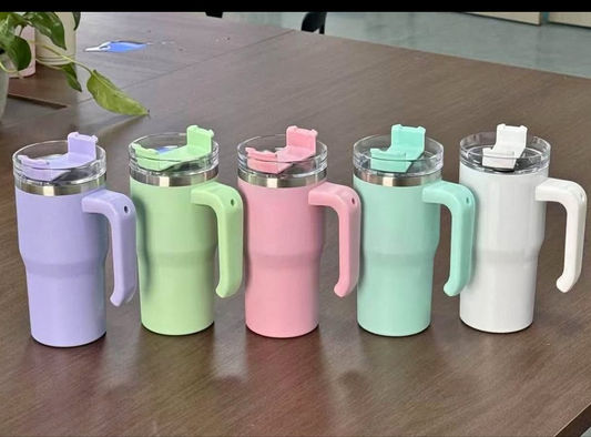 20oz stainless steel tumblers with handles