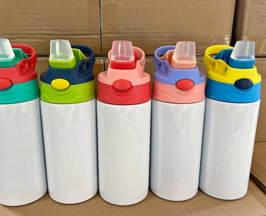Kids Metal Flip top tumblers