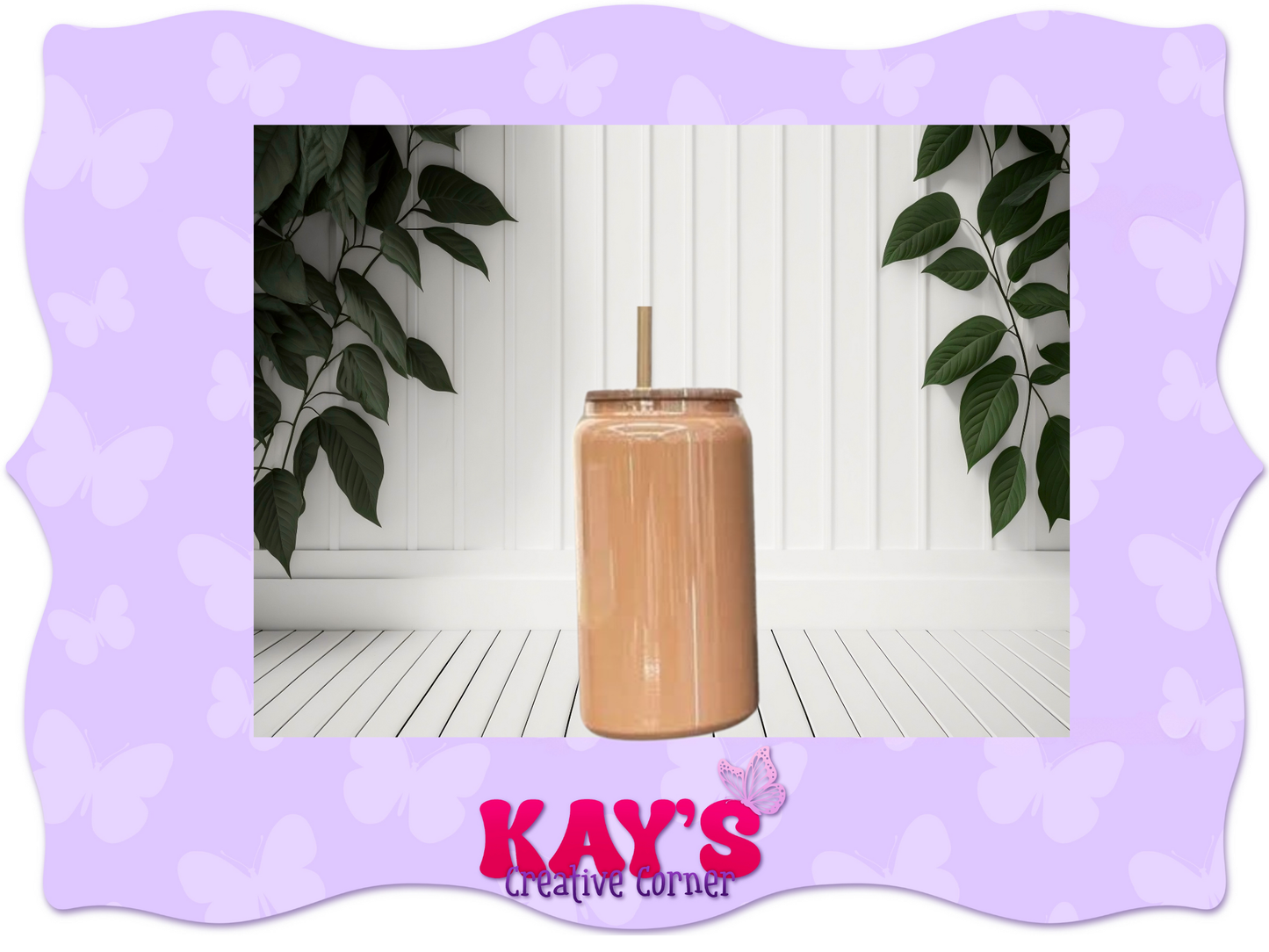 Fall Color Stainless Steel 16oz cups with straw